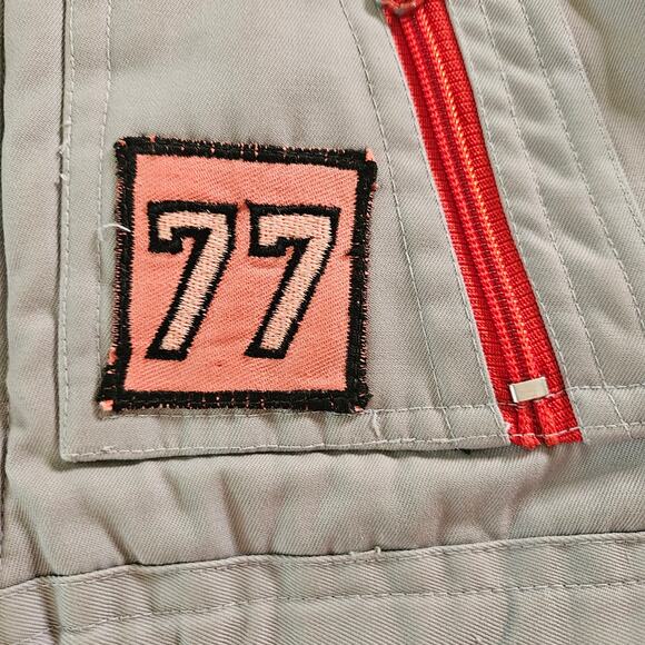Vintage Tootsie Roll Car Racing Patches Puffer Jump Suit Size 5 - Picture 9 of 14